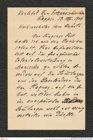 Nachlass Franz Steindachner, Brief von F. Andrian an Franz Steindachner (13.08.1906), Inv.Nr. 11.03, Seite 1